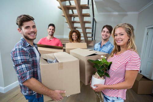 Same-day removals team preparing a quick move in Highbury