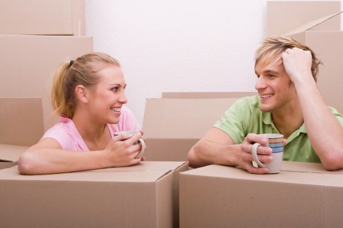 Furniture pick-up service for a Highbury home with bulky items ready for collection