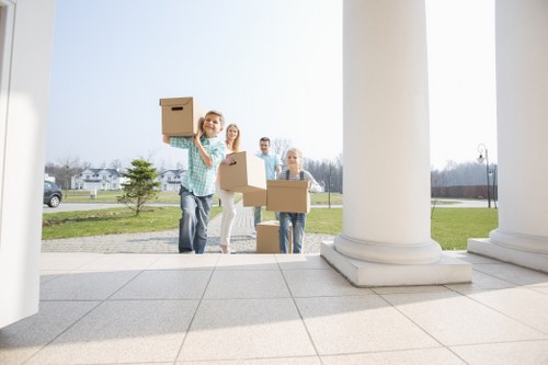 Local removals team helping with a home move in Highbury