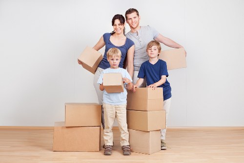 Careful loading of household furniture for a Highbury property move