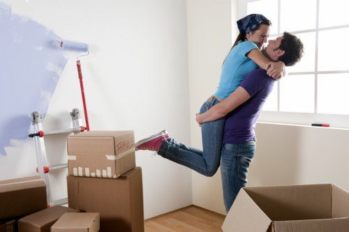 Packing and preparing belongings before removal truck hire in Highbury