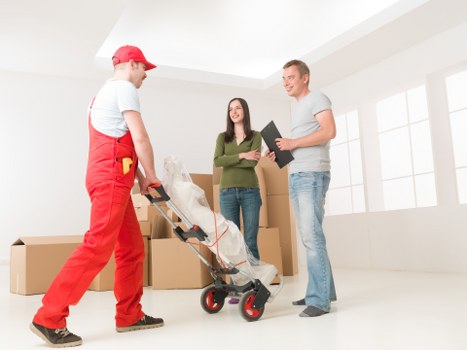 Reviewing a service issue with moving paperwork