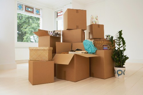 Home removals vehicle prepared for a property move in Highbury